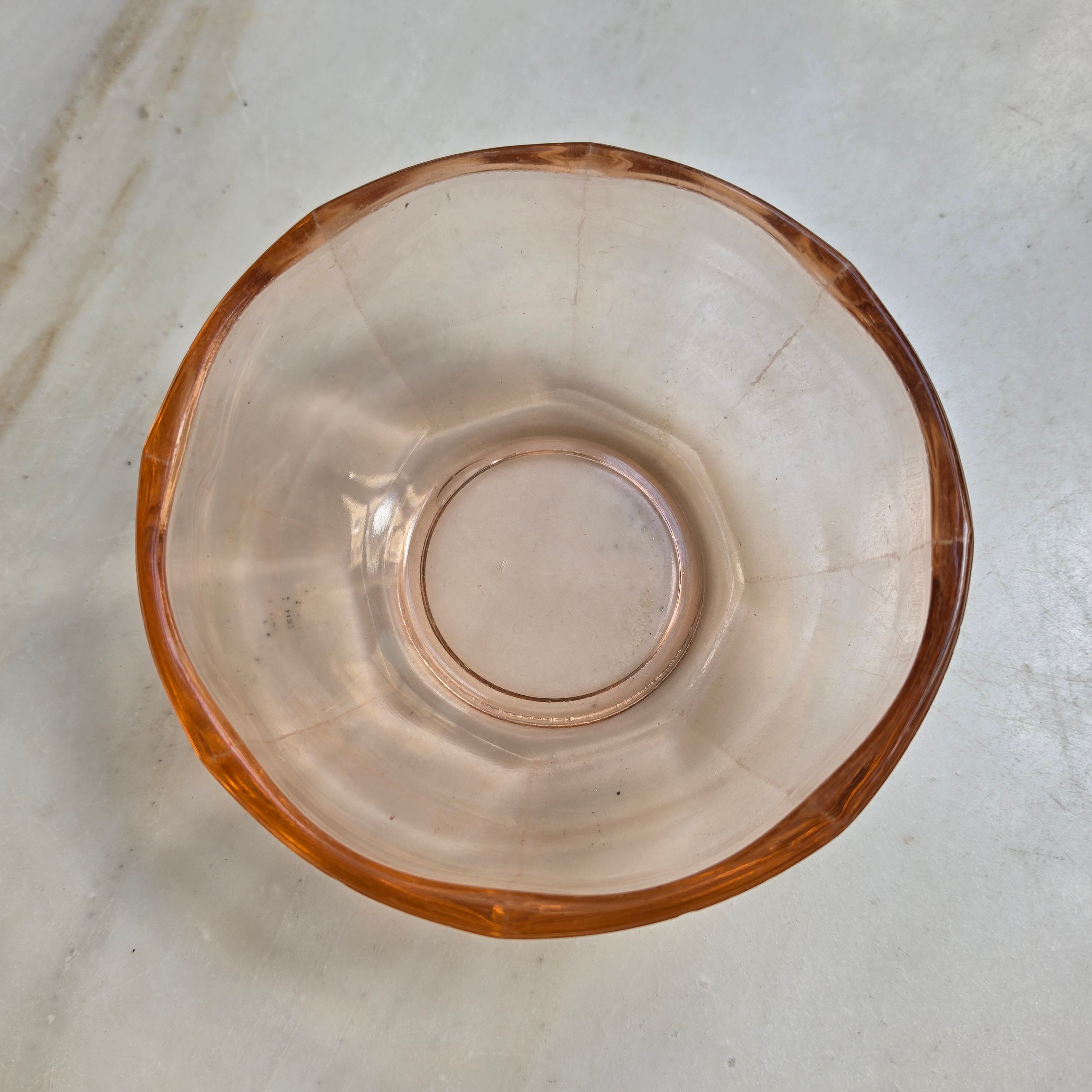 Rosalin Glasschale - im Art-Déco-Stil - Schälchen