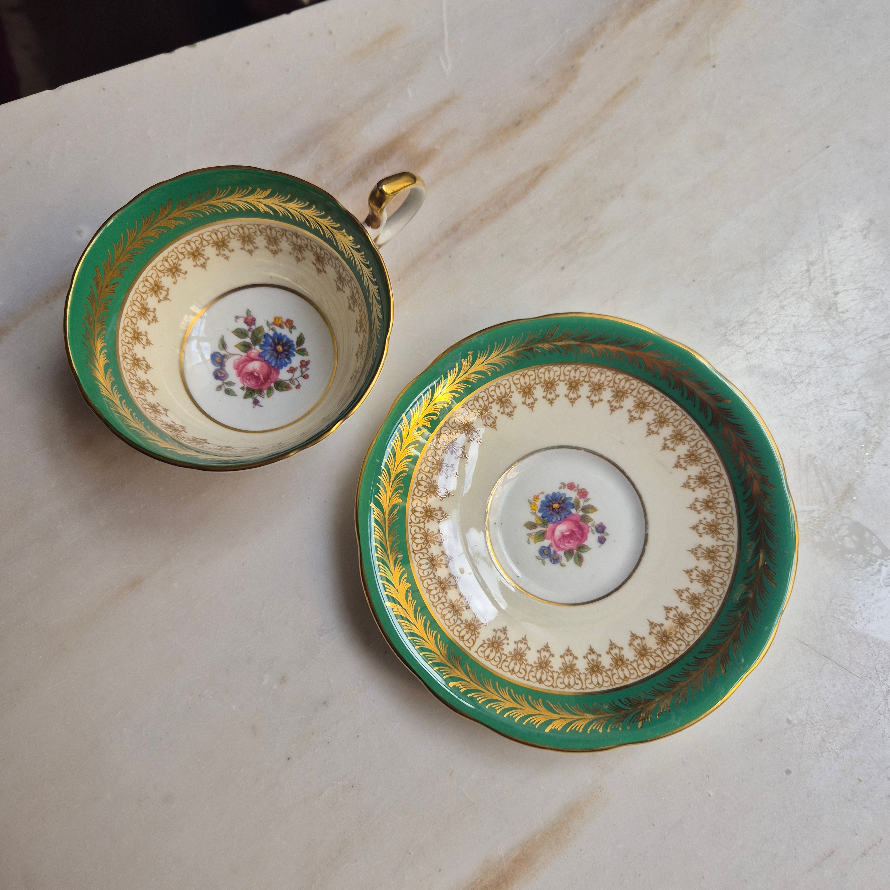 Aynsley England - Teetasse - Kaffeetasse - Sammeltasse