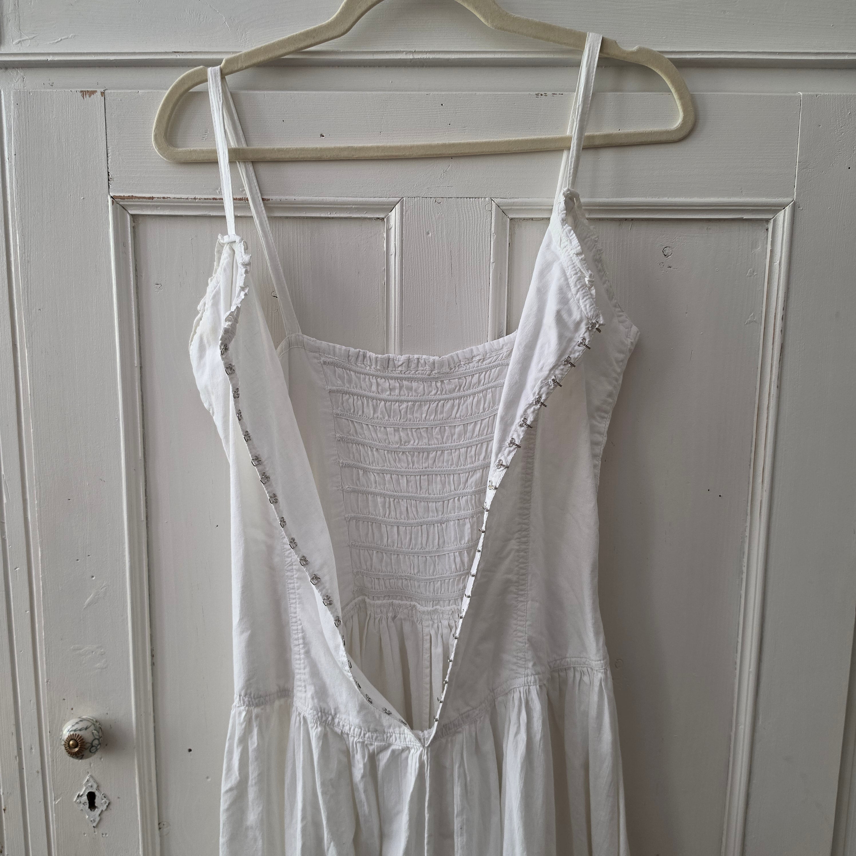 Vintage „True Romance“ Maxi-Baumwollkleid – Cottagecore Dream 90er Jahre