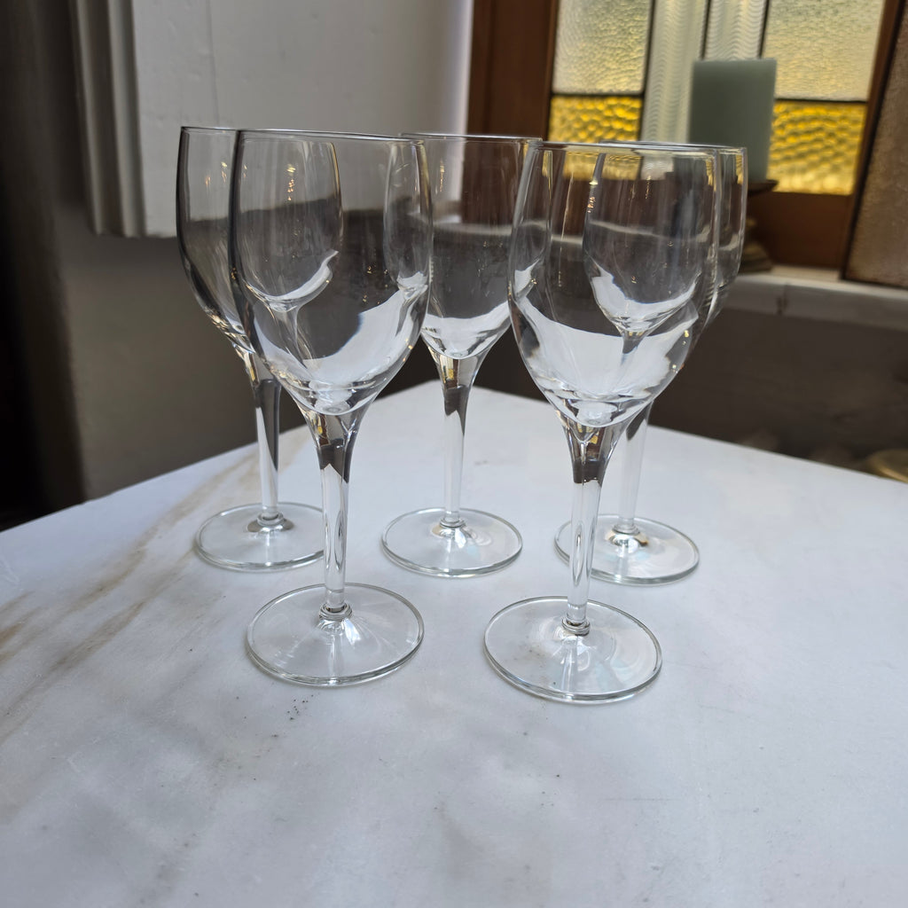 Elegantes 5-teiliges Weinglas-Set / Likörglas-Set aus Kristallglas – Zeitloses Design