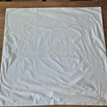 Antiker Kopfkissenbezug mit zarter Stickerei 75x75cm Baumwolle