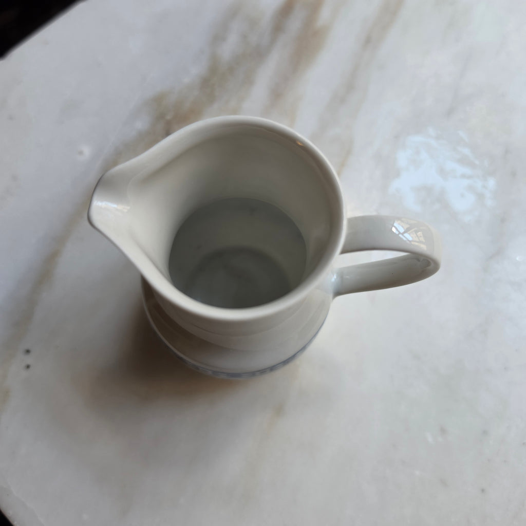 Vintage Milchkännchen blau weiß Kahla GDR Koboltunterglasur Zwiebelmuster