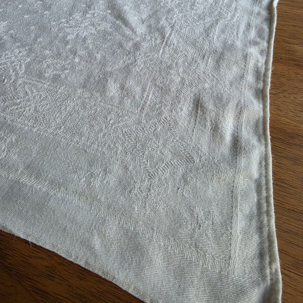 Antiker Baumwolle Tischläufer - Damast-Geschirrtuch im Perser-Design – 58x108cm