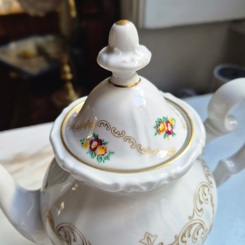 Vintage Porzellan Kaffe-oder Teekanne von Weimar