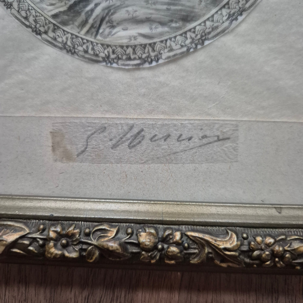 Antiker Farbstich „Madame Adélaïde de France“ – Radierung von G. Mercier (gerahmt)