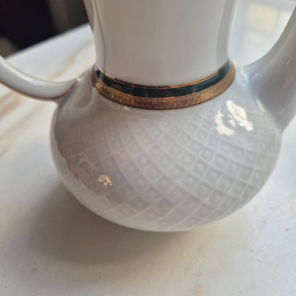 Seltmann Weiden "Annabell" - Porzellan Kaffeekanne oder Mokkakanne - mit Goldaktzenten