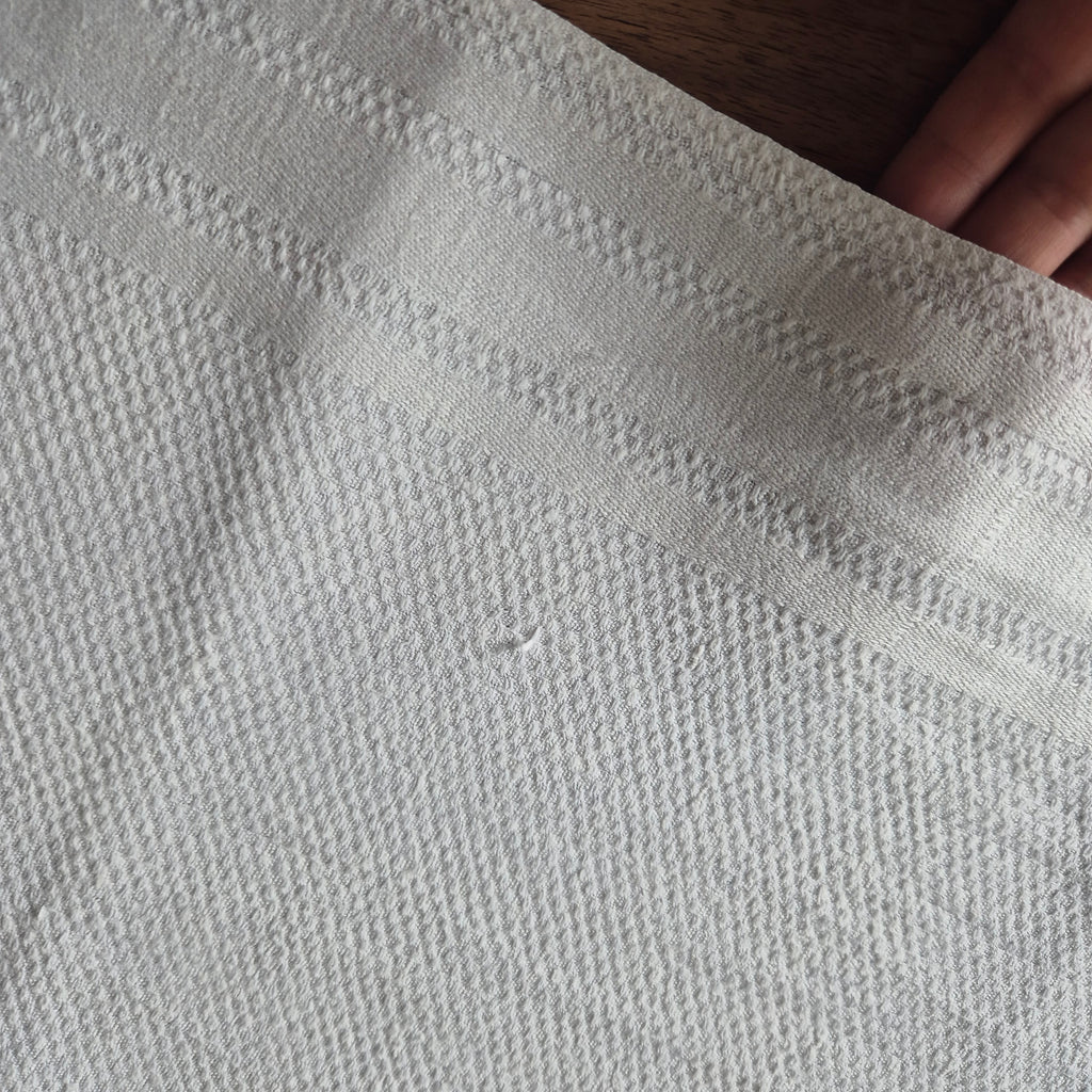Antikes Jugendstil Küchen-&Geschirrtuch Leinen weiß Monogramm U.F.