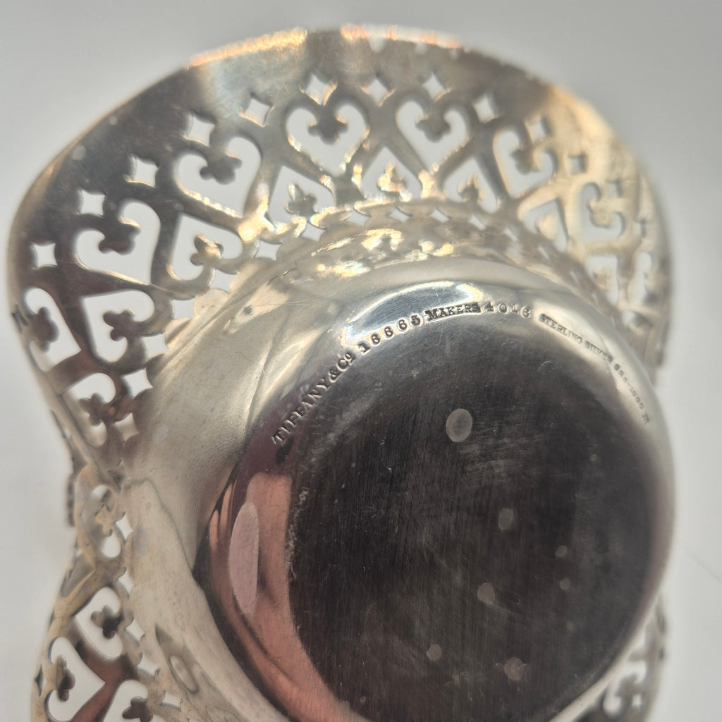 Original Tiffany & Co Sterling Silver 925-1000 Vintage Schale – Klassisches Design mit Monogram