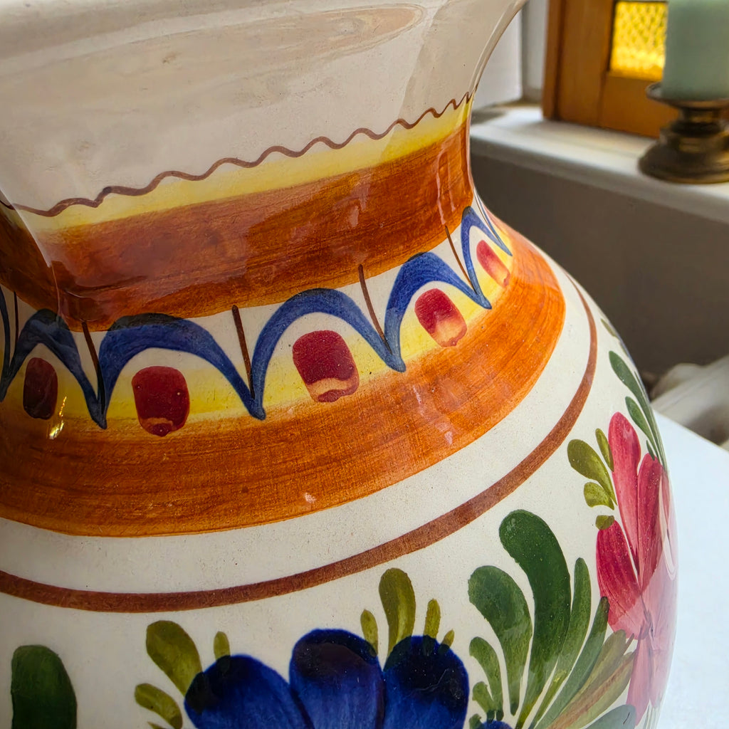 Original Wechsler Tirolerkeramik Krug – Handgemalt – Schwaz / Austria