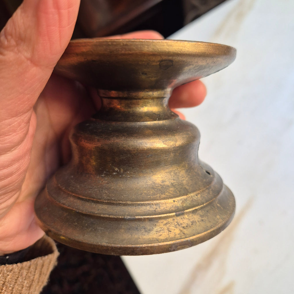 Kerzenständer in Messing Stil - Stumpenkerzen - Vintage
