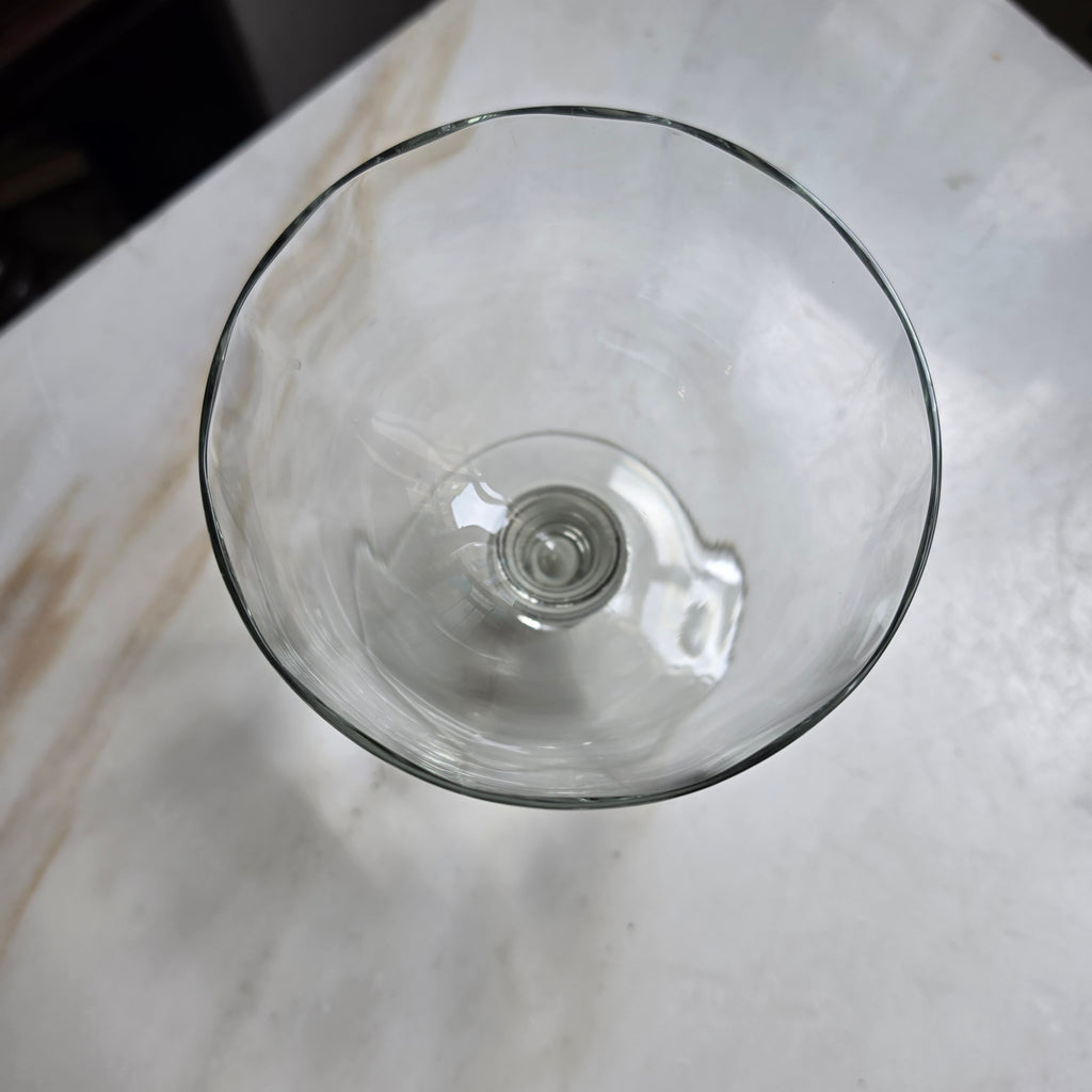Elegante vintage Bonbonschale - Glas auf Fuß (0,3 l)