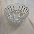 Vintage Glasschale in Kristalloptik für Nascherein