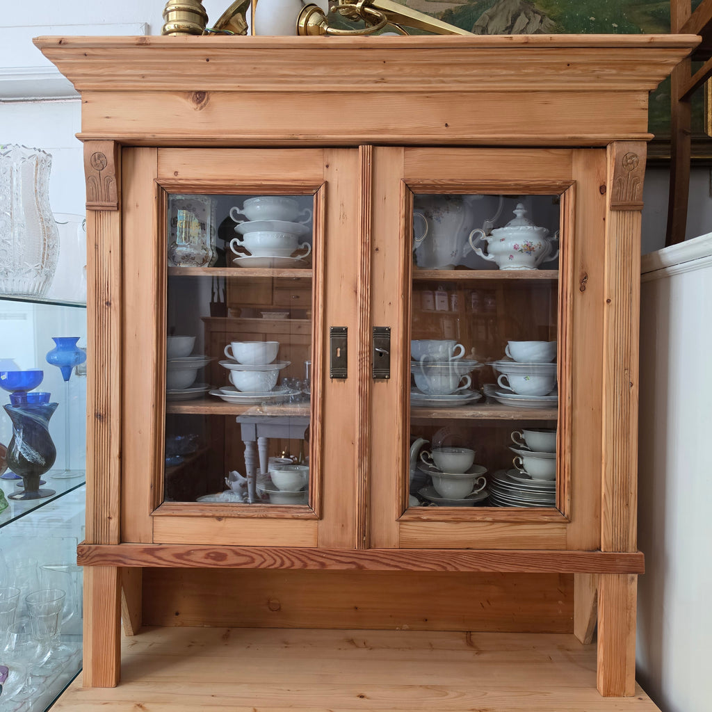Antikes Jugendstil Landhaus Küchenbuffet Alt Vollholz Kiefernholz aufgearbeitet