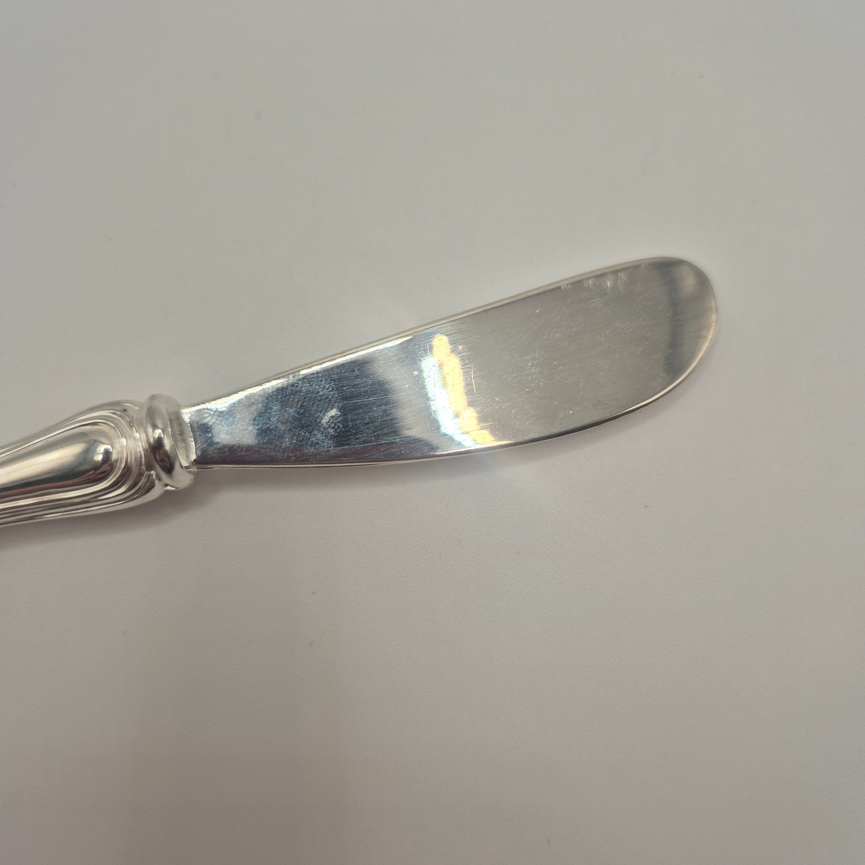 Klassisches Vintage Buttermesser – Versilbert / Hochglanz