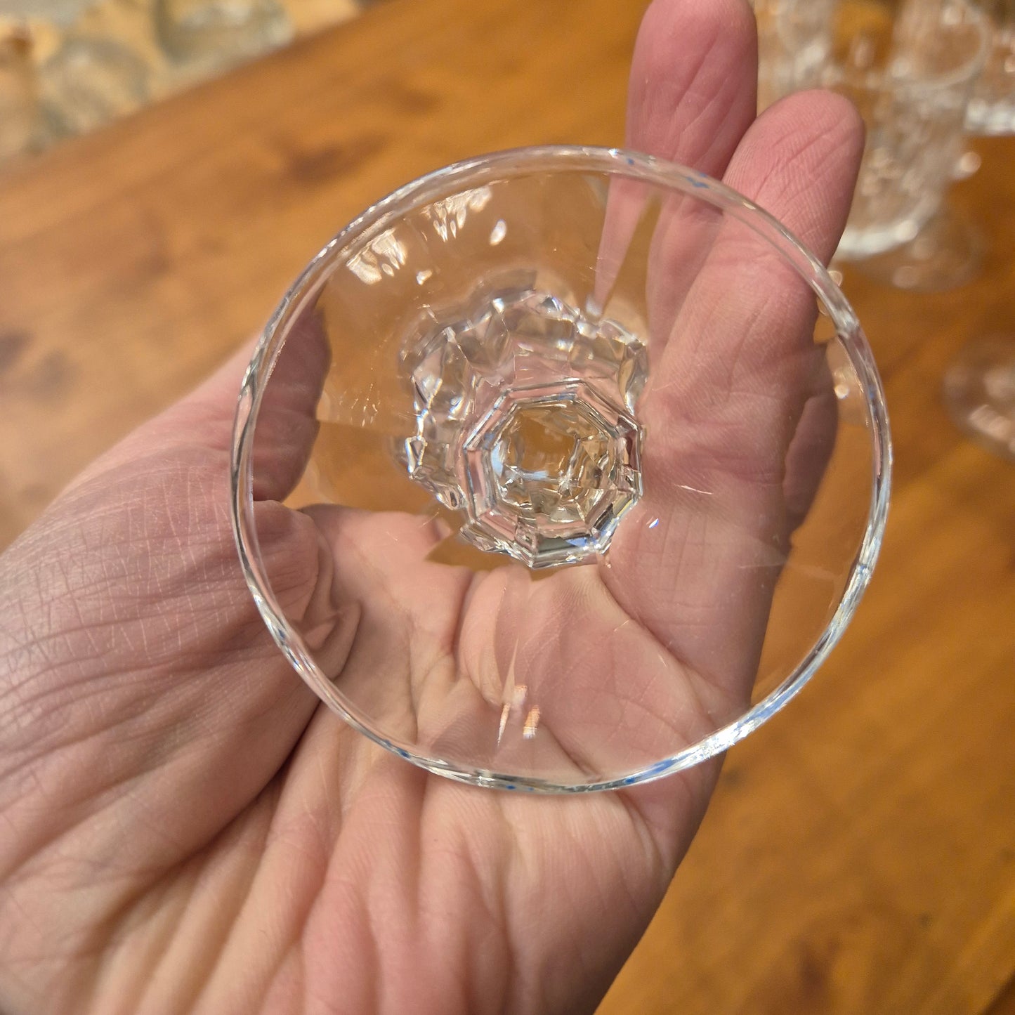 6x Vintage Kristall Weingläser Stilgläser