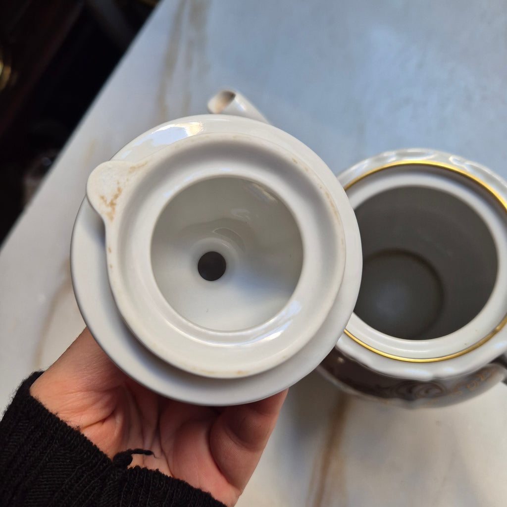 Vintage Porzellan Kaffe-oder Teekanne von Weimar