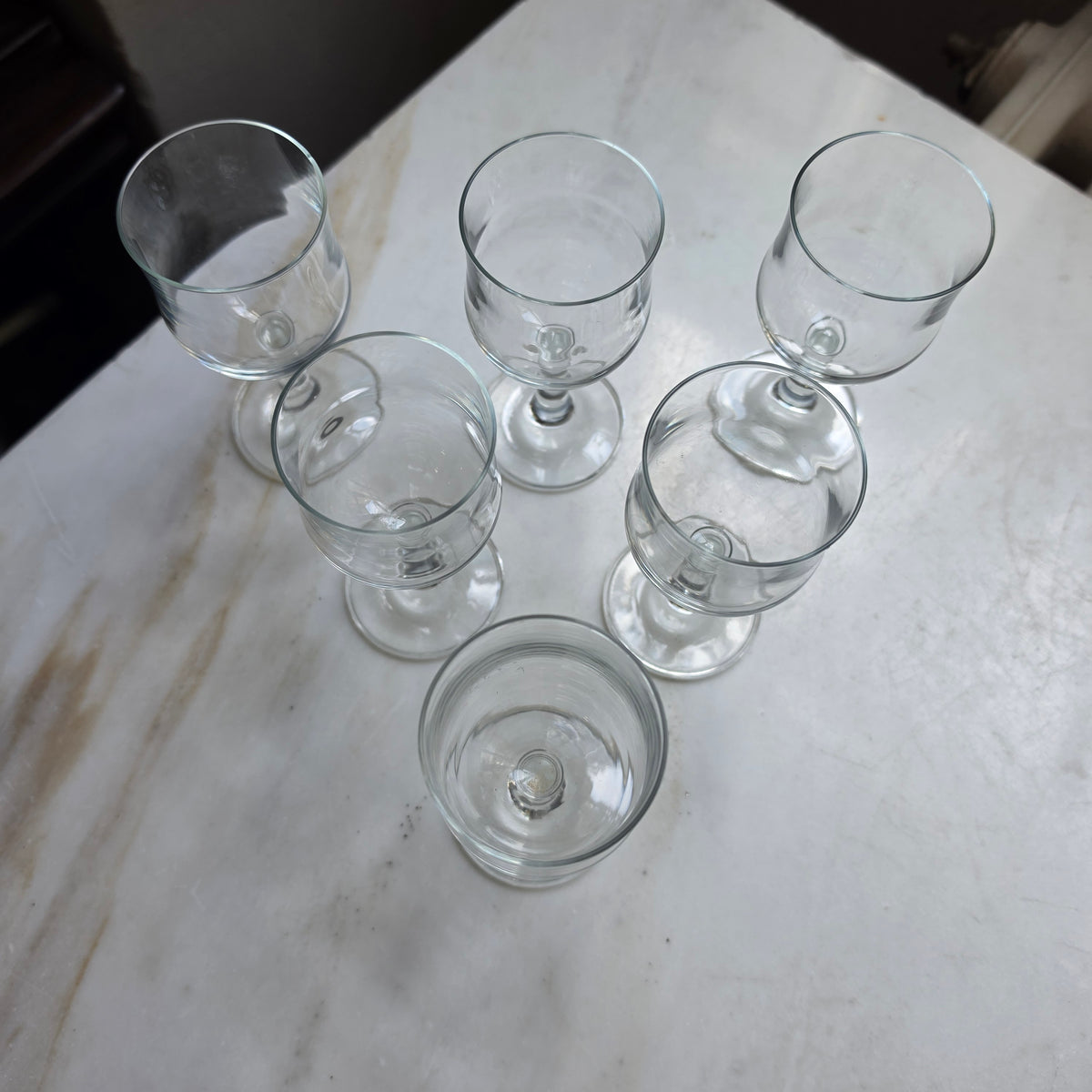 6er-Set Eleganter Likör- & Schnapsgläser / Digestif-Gläser in Tulpenform – Zeitloses Klarglas