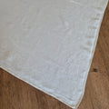 Antike Jugendstil Serviette/Mitteldecke weiß 64x64cm Damast Blumen Stockflecken Monogramm G.C.
