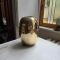 Antike Messing Vase von 1930er Jahre