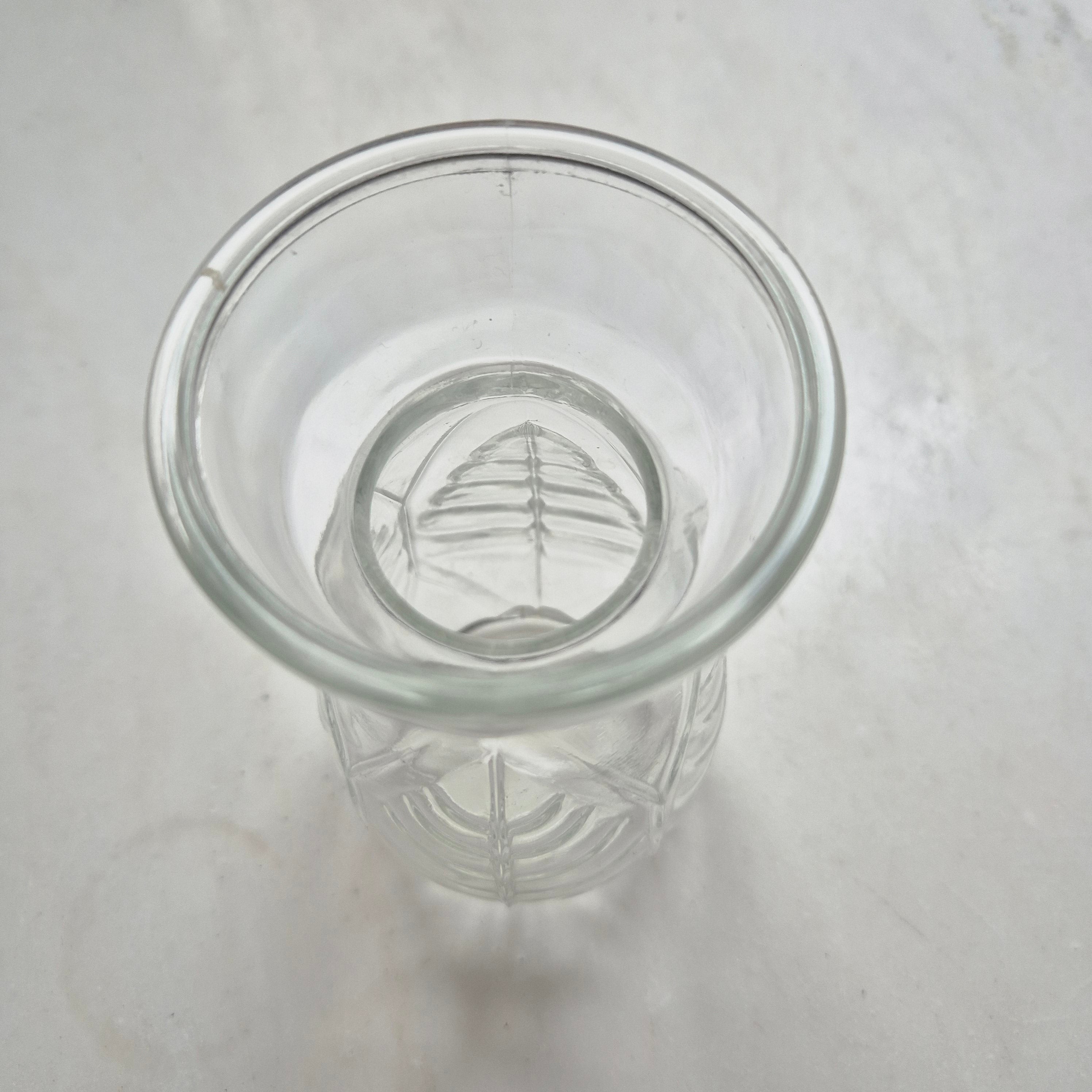 Vintage  Hyazinthenvase - Hyazinthenglas Vase - Pressglas