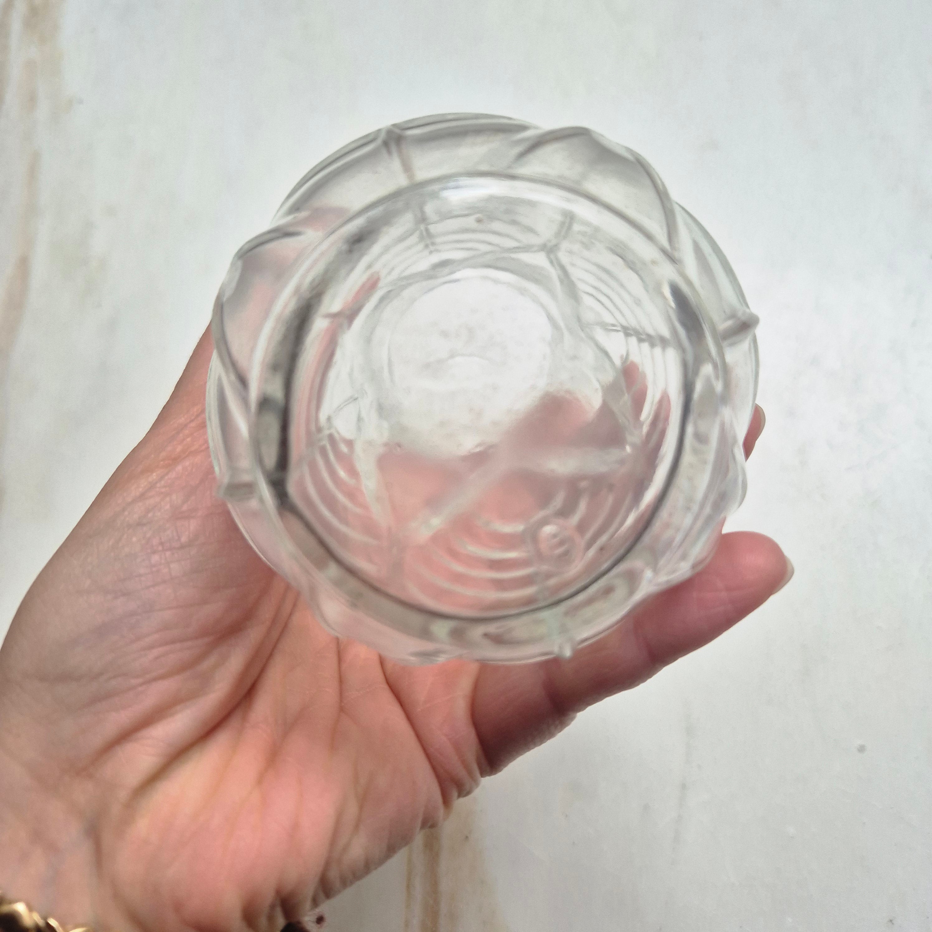 Vintage  Hyazinthenvase - Hyazinthenglas Vase - Pressglas