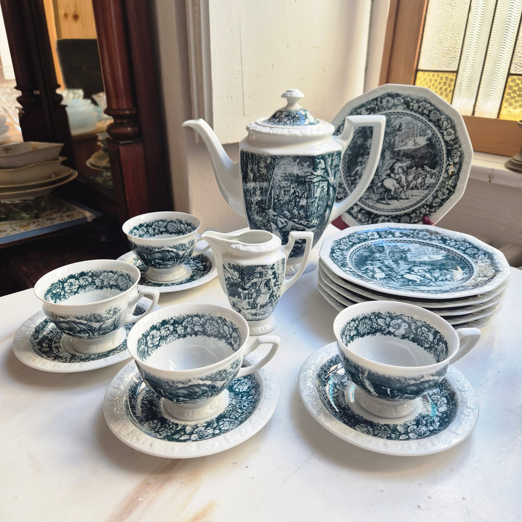 Classic Rose Collection Rosenthal - 70er Jahre - Monbijou - Jagdszenen "Hubertus" Porzellan Service