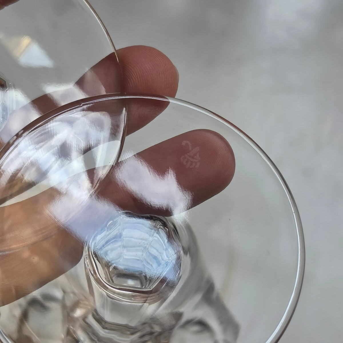 5er-Set Elegante Vintage Kristall-Likörgläser - Südweingläser mit Facettenschliff