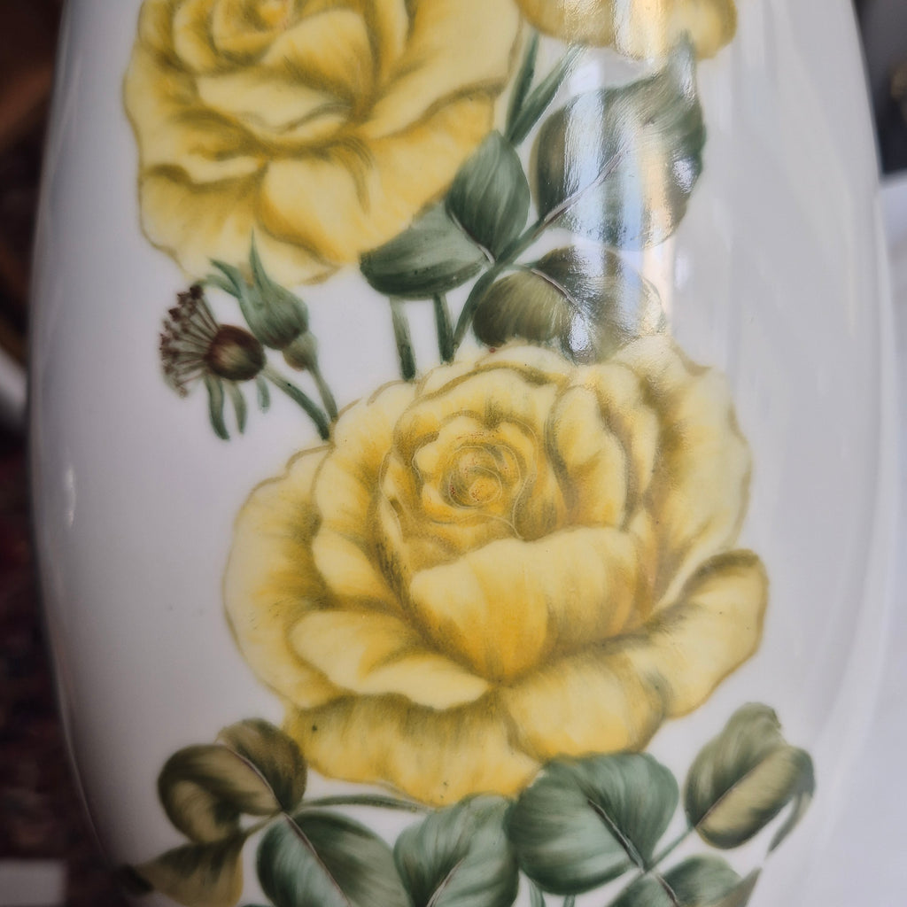 Handbemalte Porzellan Vase von Thomas Vintage Germany 40er Jahre