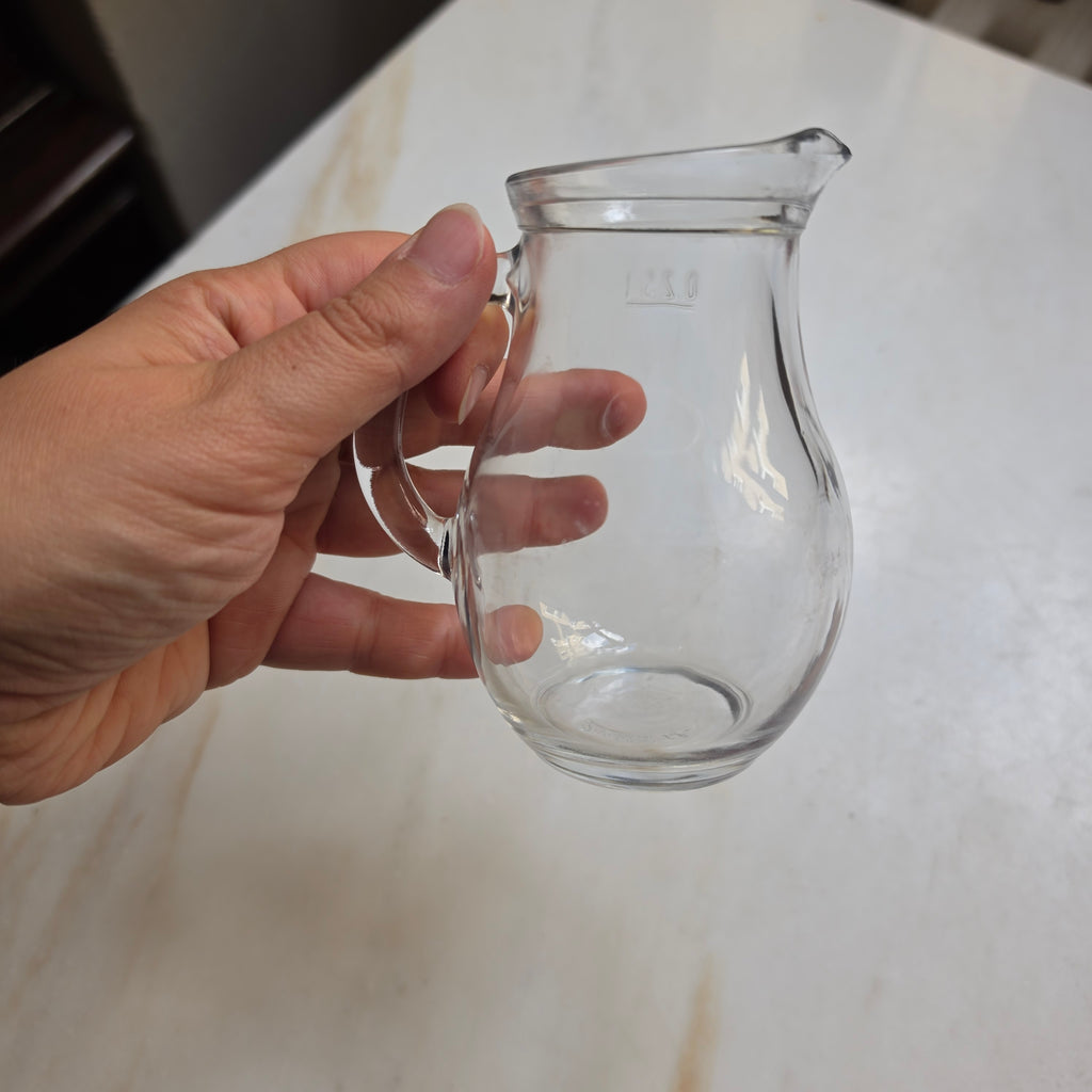 Kleiner Glaskrug 0,25 Liter – Vintage Karaffe