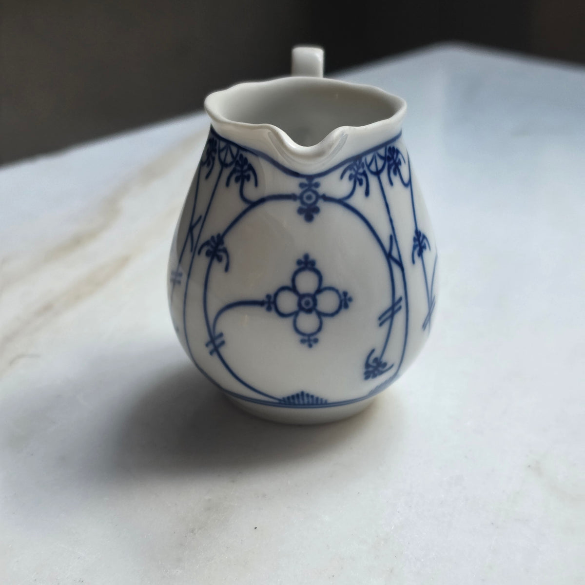Vintage Winterling Porzellan-Milchkännchen – Blaues Zwiebelmuster - Indisch Blau