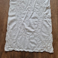 Antiker Handgemachter Tischläufer Zierdeckchen Spitze 80x34cm weiß 🤍