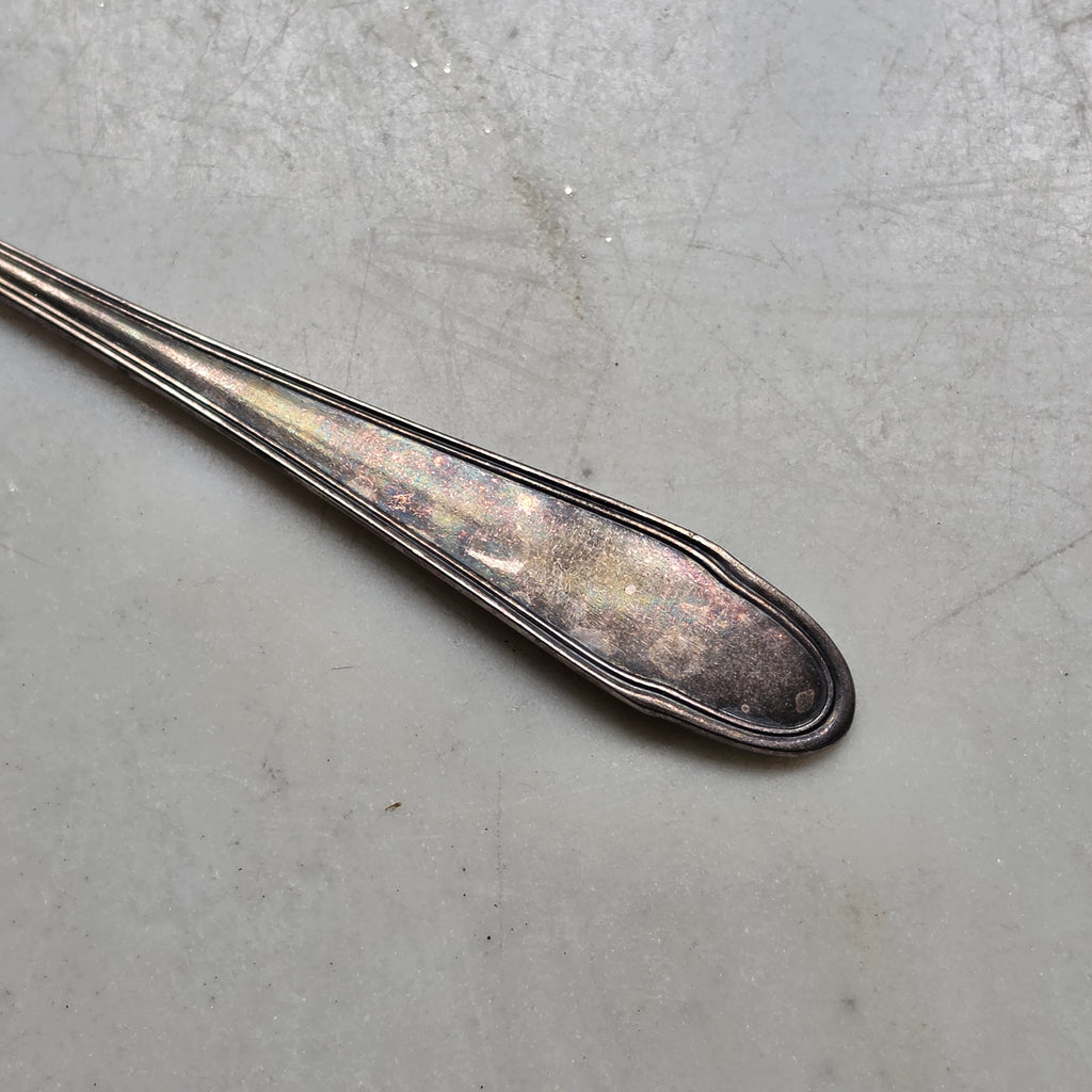 Antike Aufschnittgabel / Zitronengabel aus Versilbertem Besteck – WMF 100 Stempelung – Vintage Jugendstil / Art Déco