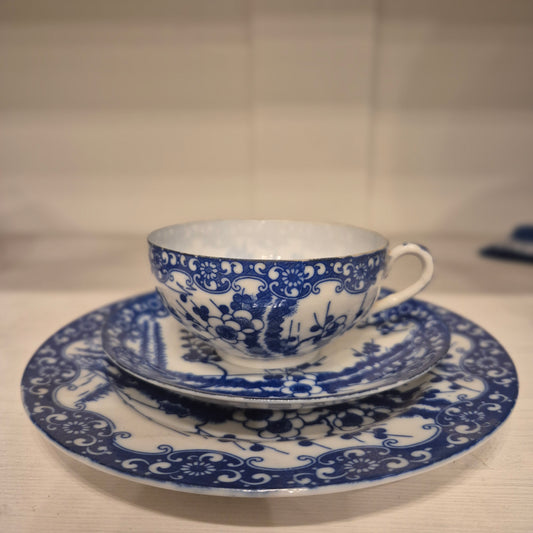 Japanisches 70er Jahre Vintage Gedeck Sammeltasse Kirschblüte hauchdünn