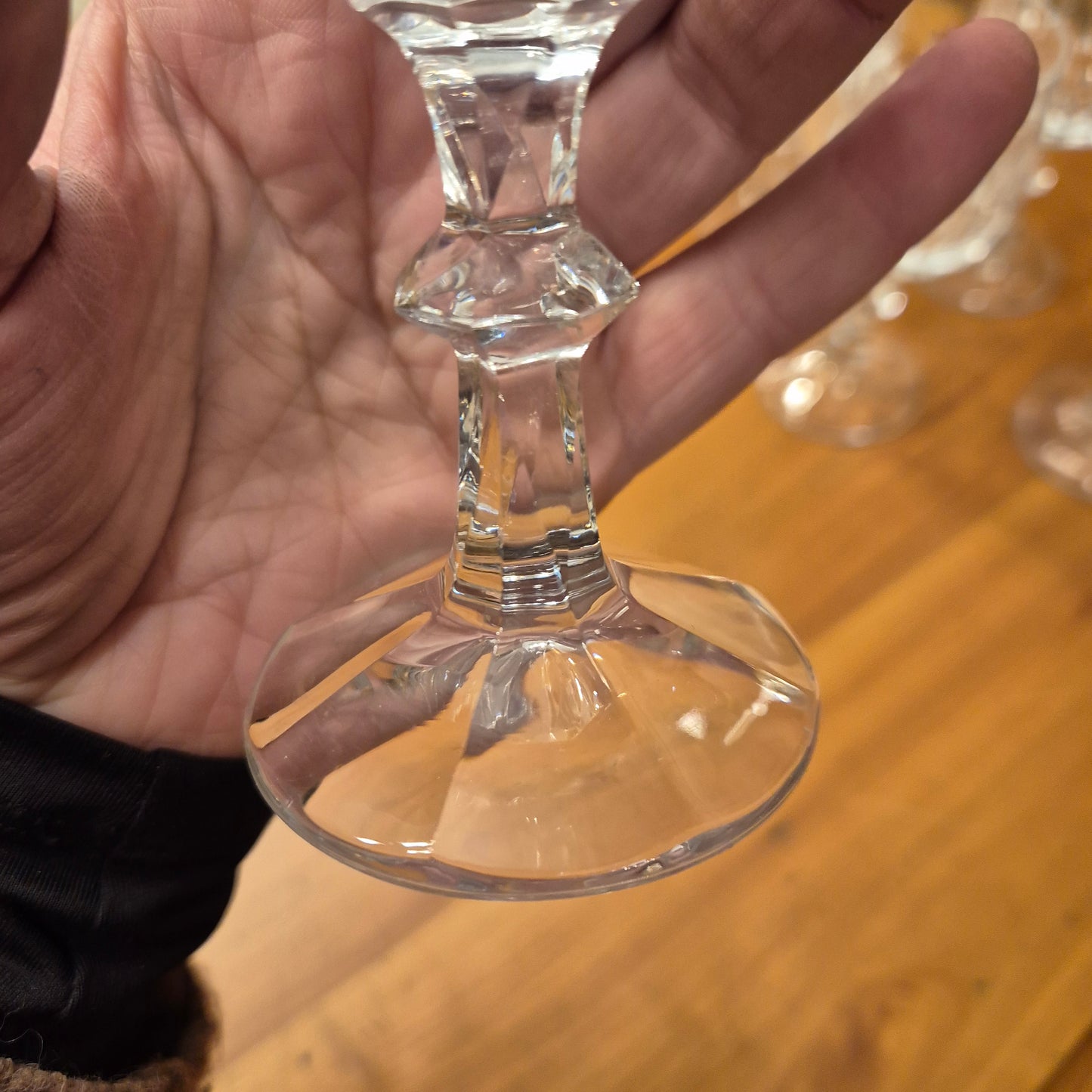 6x Vintage Kristall Weingläser Stilgläser