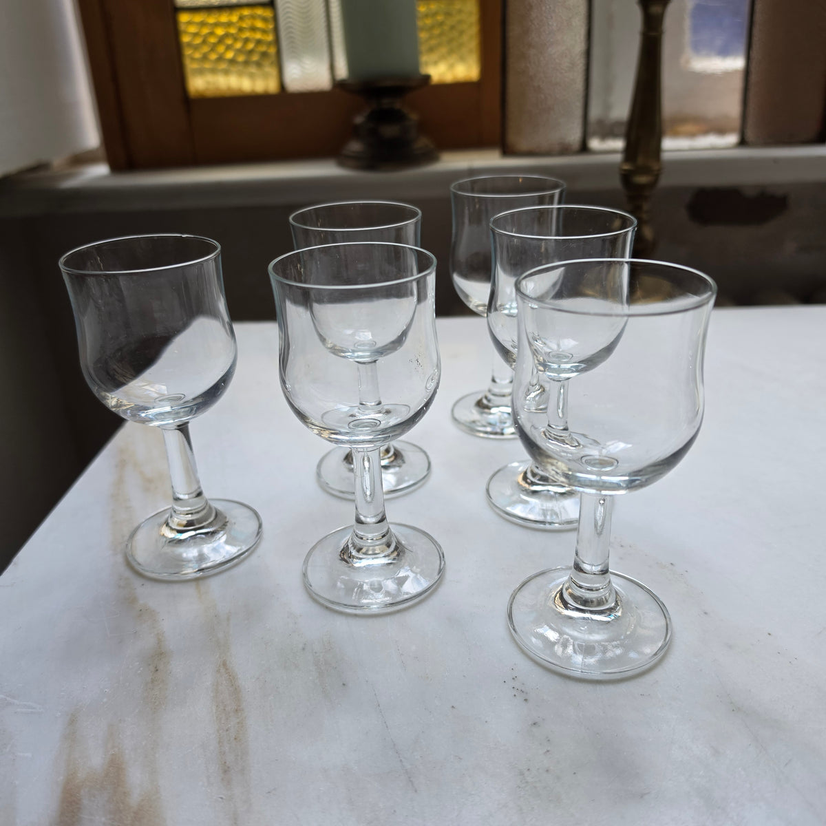 6er-Set Eleganter Likör- & Schnapsgläser / Digestif-Gläser in Tulpenform – Zeitloses Klarglas