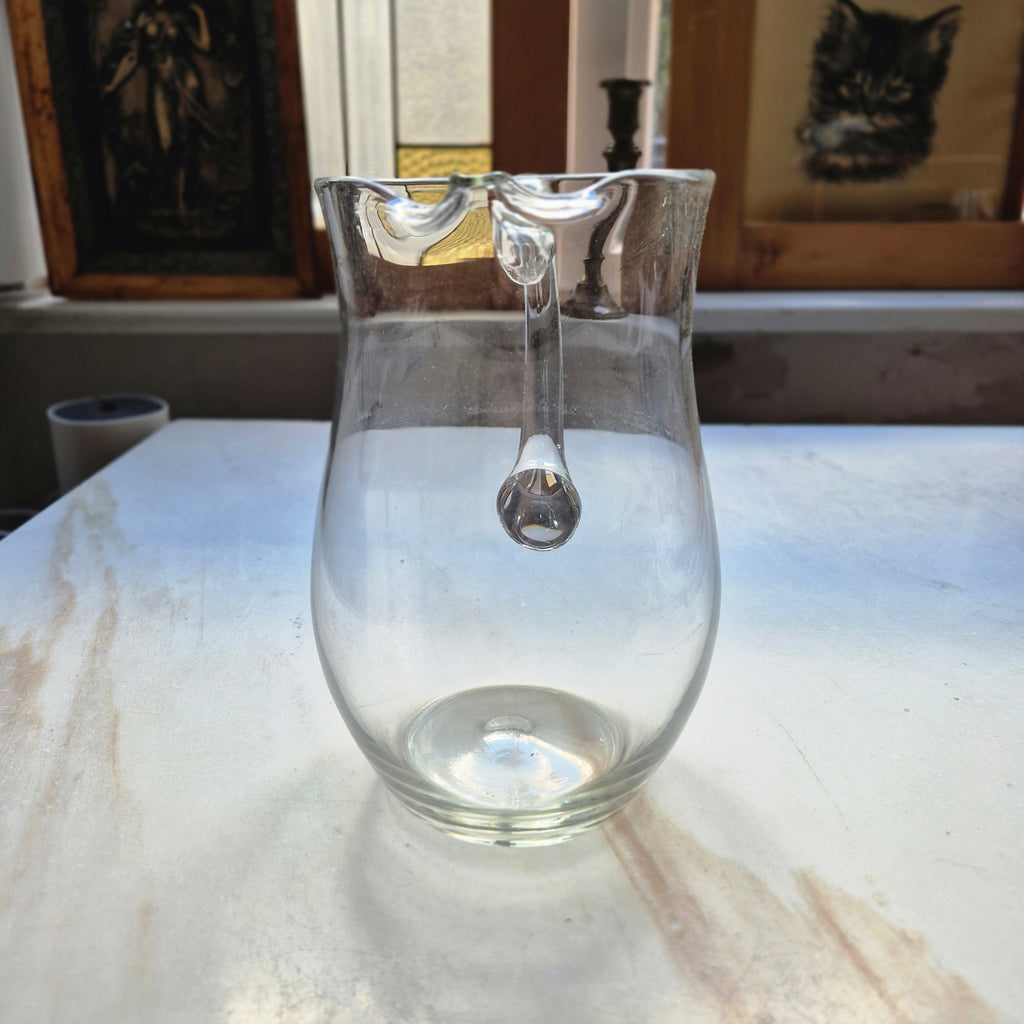 Vintage Glaskrug für Wasser oder Saft