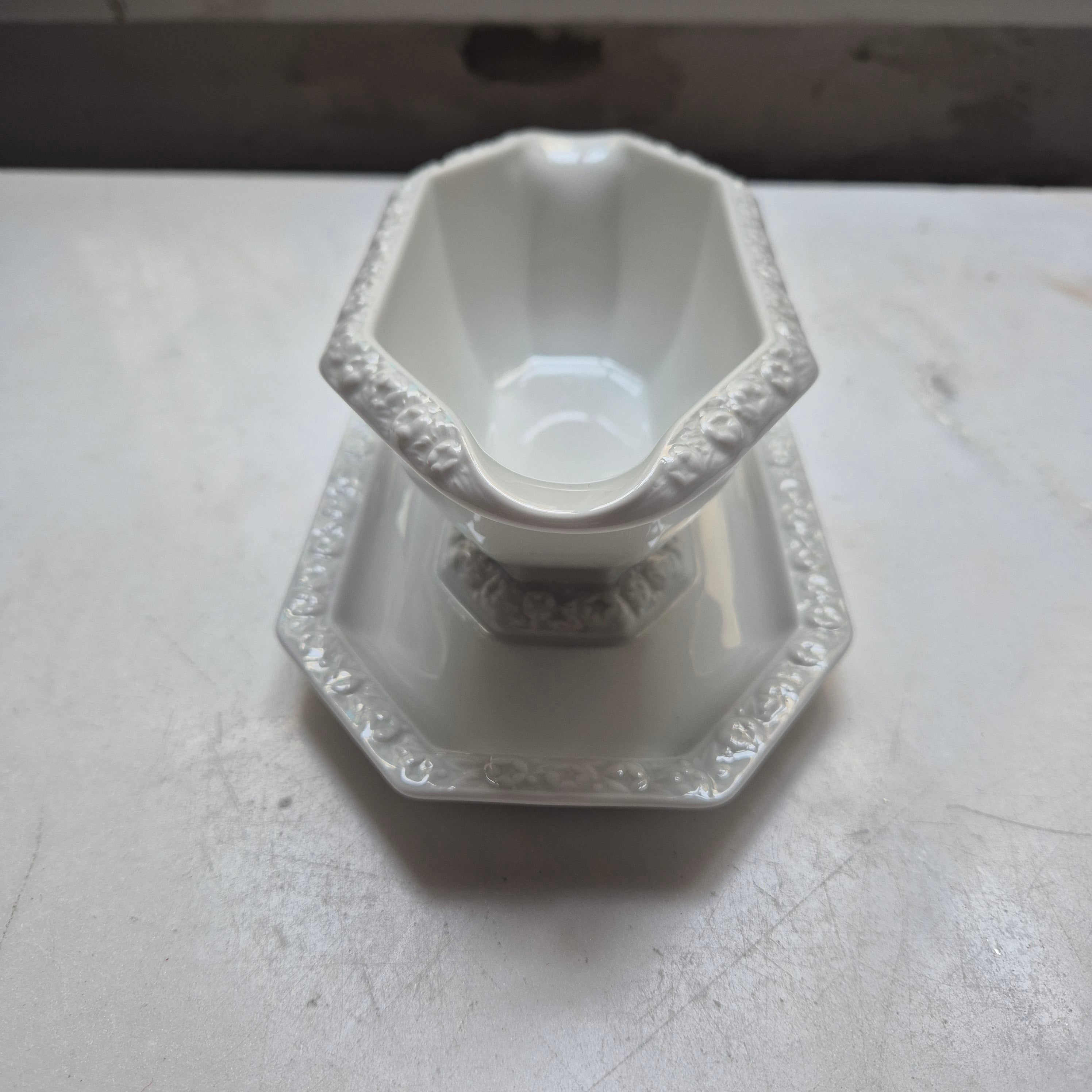 Antike Sauciere Schüssel Porzellan Rosenthal Maria weiß