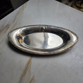 Vintage Servierschale „Sheffield Reproduction“ (Modell 164) – Versilberte Oval-Anrichteschale