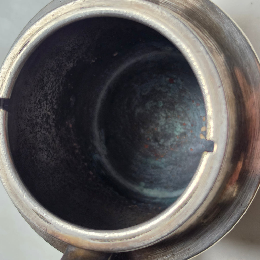 Antiker WMF Espressokocher / Kaffeekanne – Versilbert, 0,3L mit Innensieb, ca. 1920-1940