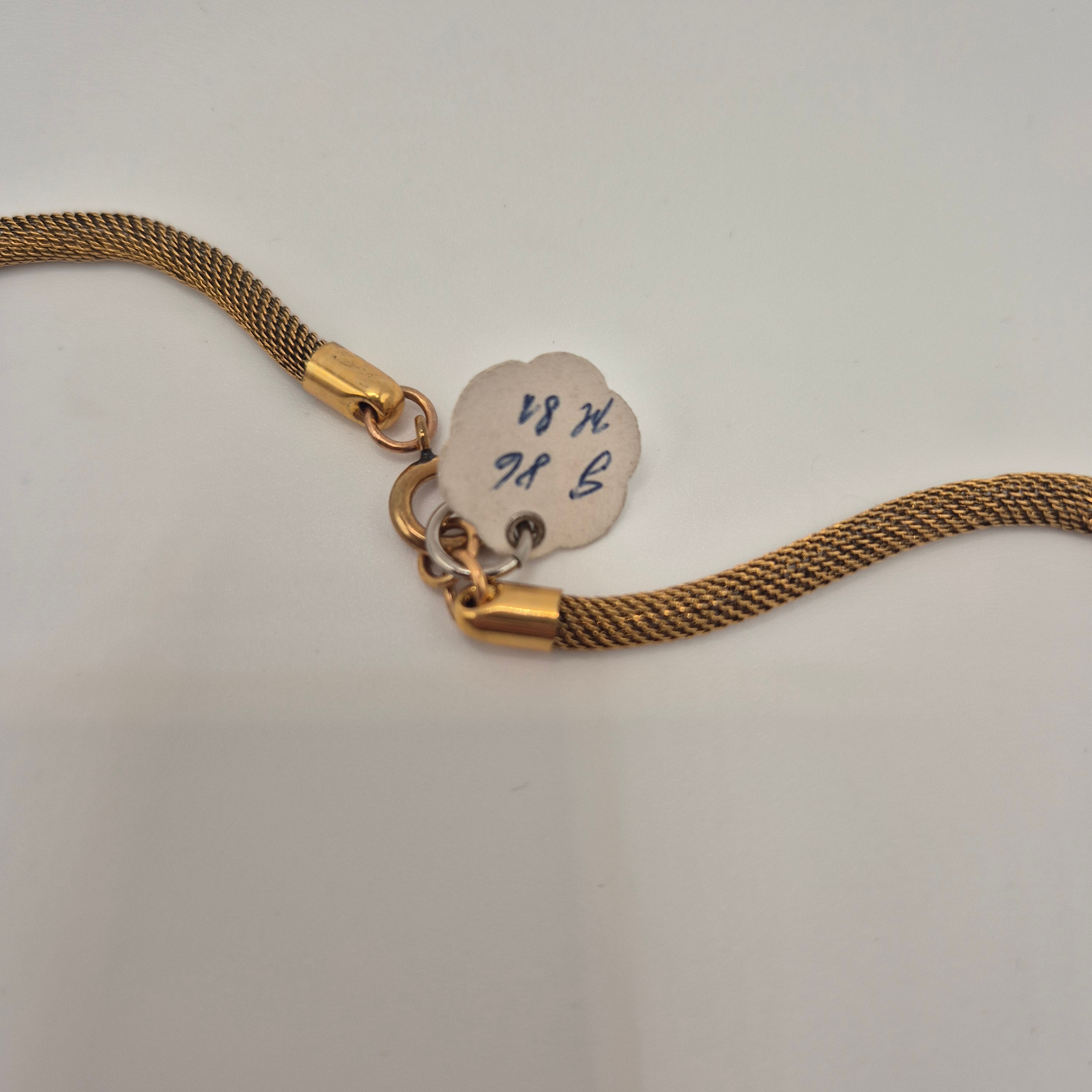 Vintage Halskette mit Anhänger edel Unikat Handmade 80er Jahre goldfarebnd Traubenform