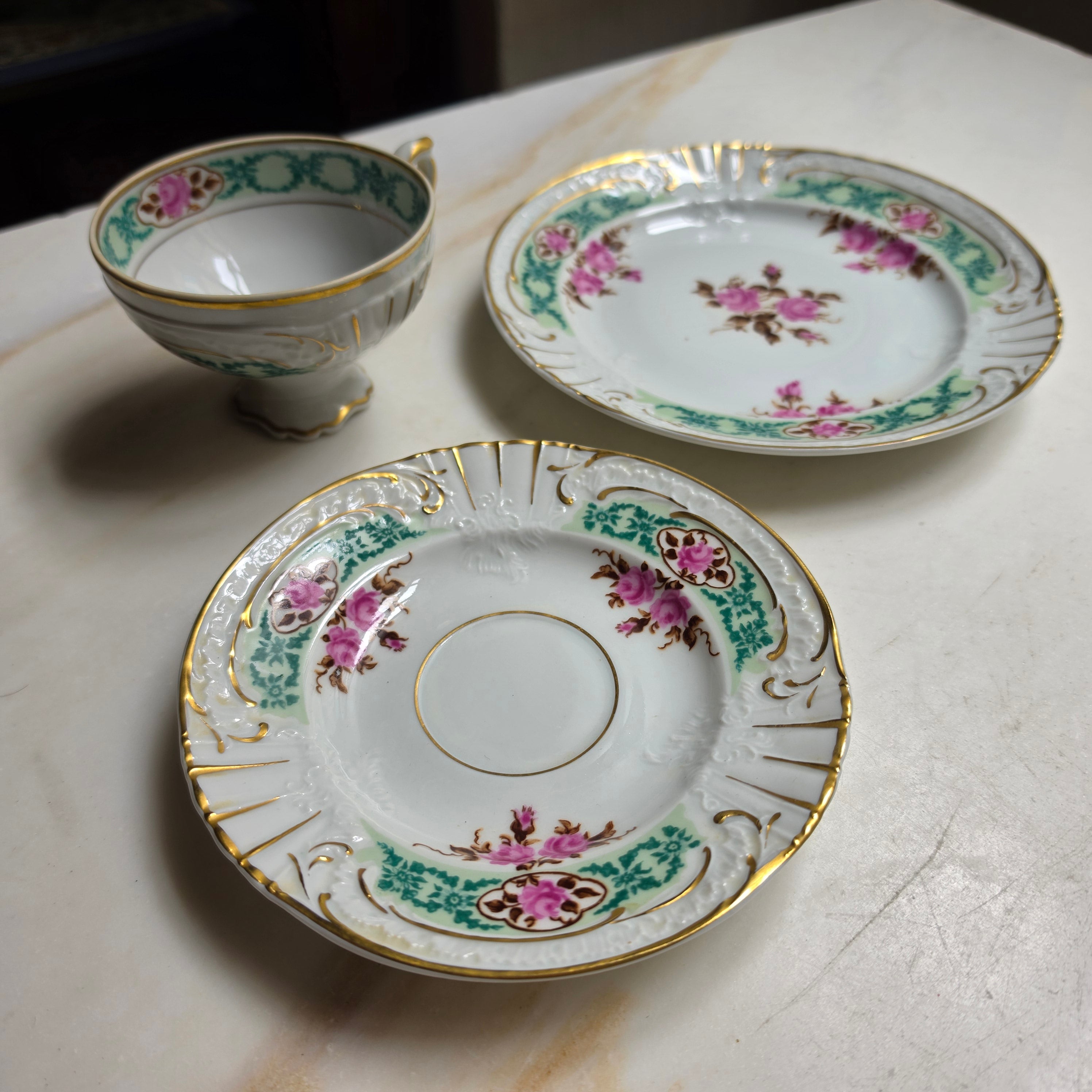 Antike Teetasse - Kaffeetasse - Sammeltasse - Handbemalt Made in GDR
