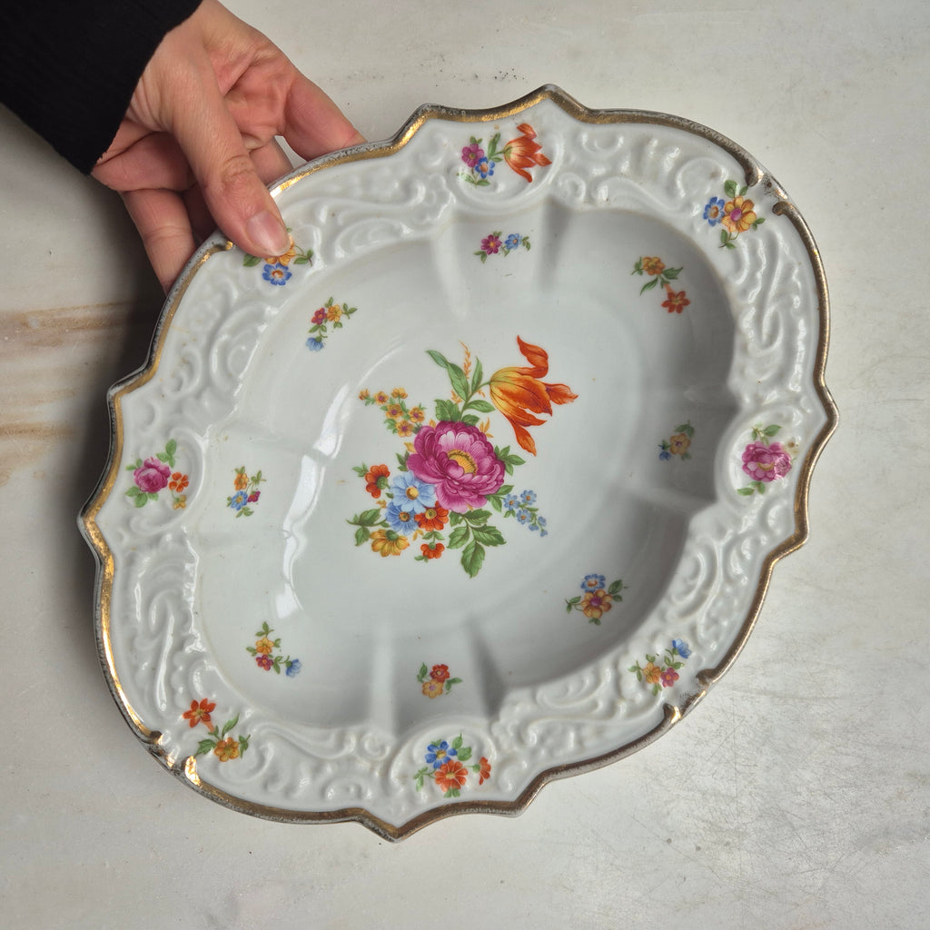 Antike Bavaria Schuhmann - Porzellan  Schale - Prunkschale - Servierschale