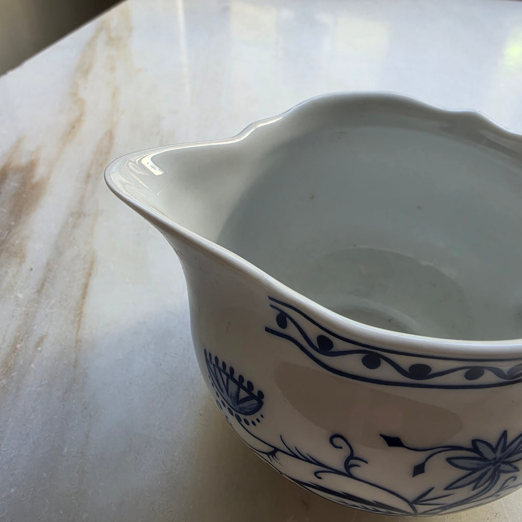 Triptis Porzellan Germany Zwiebelmuster Kännchen Sahnekännchen Milchkännchen