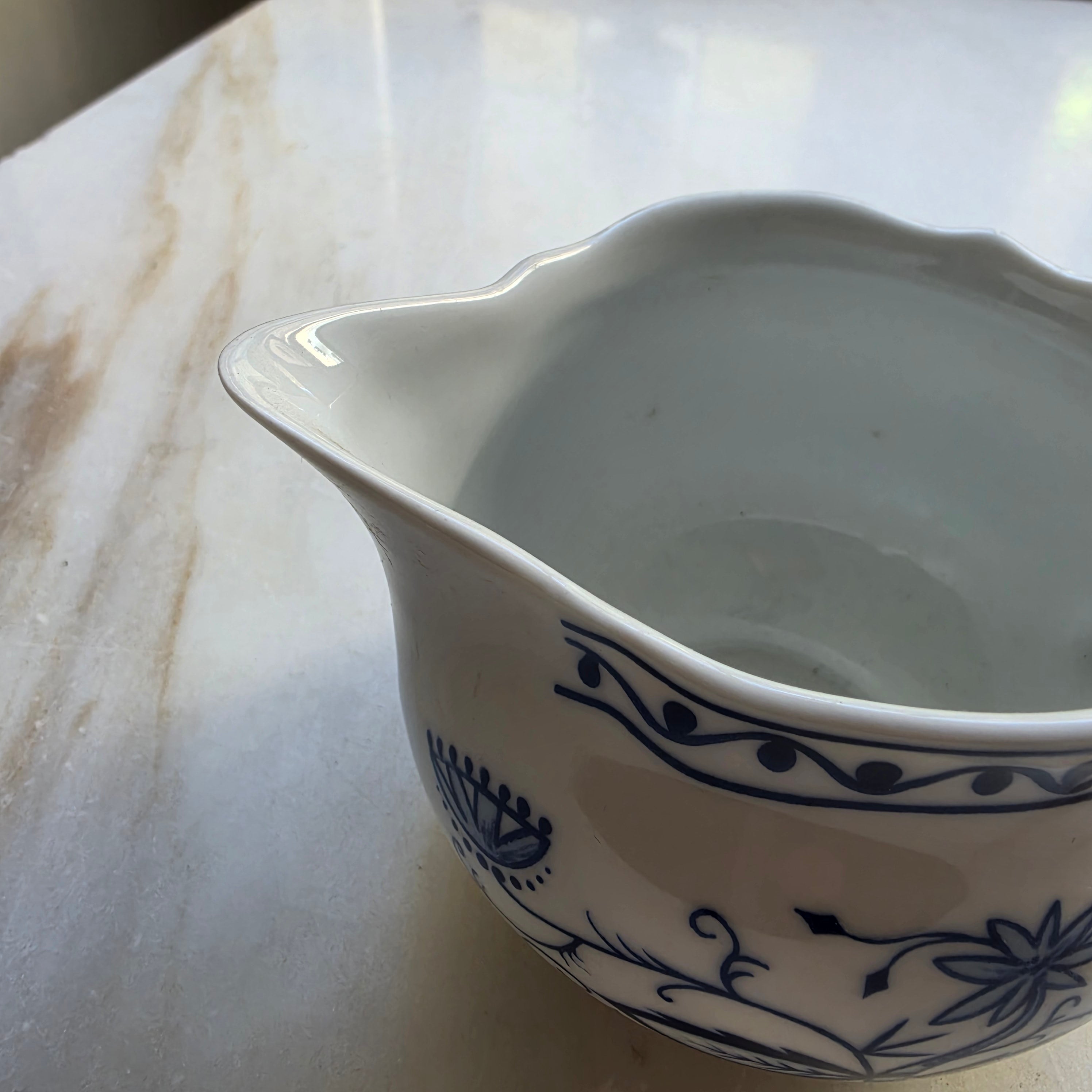 Triptis Porzellan Germany Zwiebelmuster Kännchen Sahnekännchen Milchkännchen