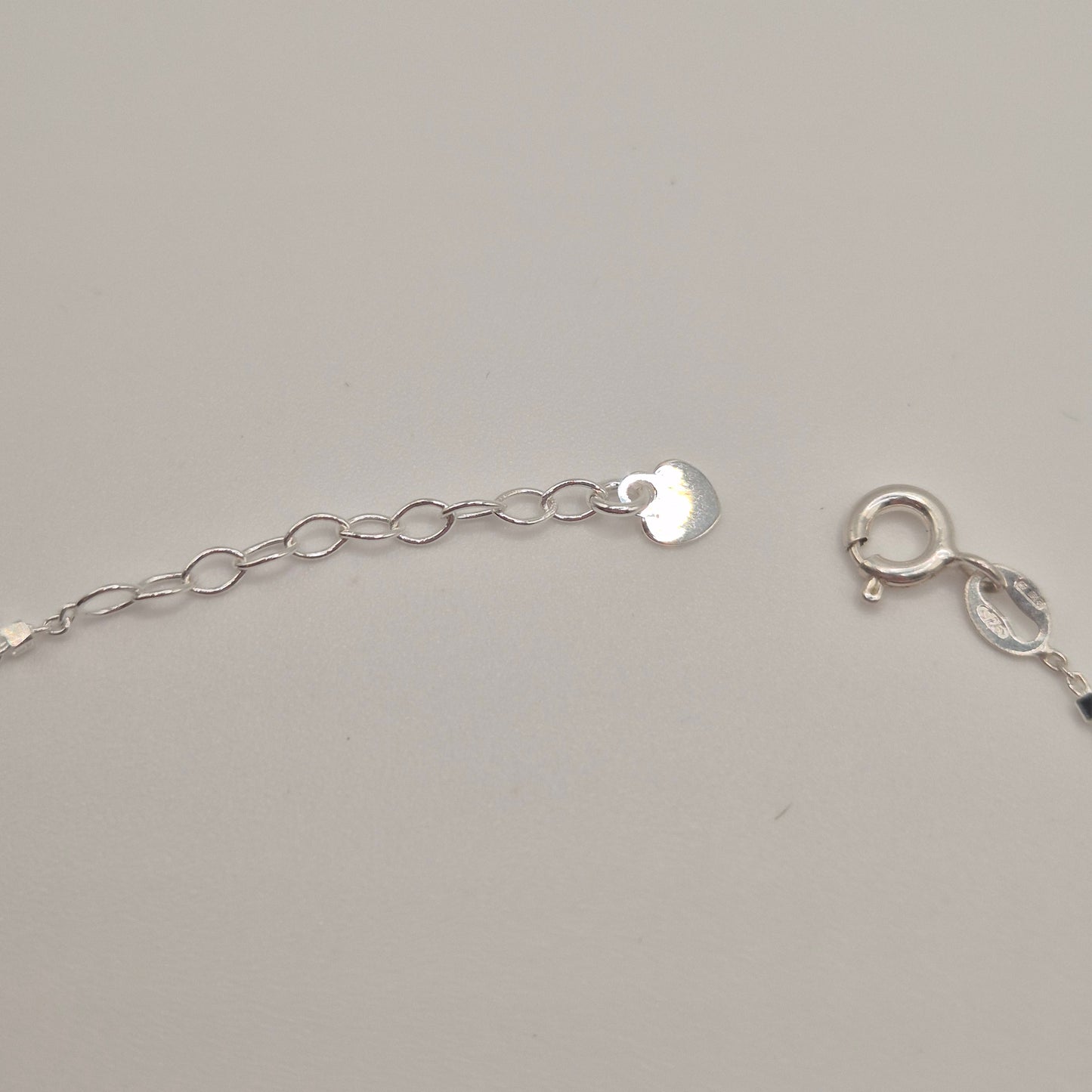 Zartes Fußkettchen Silber 925 Liebesglück