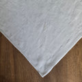 Antike Damast-Serviette - Mitteldecke mit kunstvollem Jugendstil-Muster & Monogramm „B“ - 60x65cm