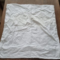 Antike,alte Kissenhülle 75x75cm weiß Blumen Vintage Kissen Bezug 🤍