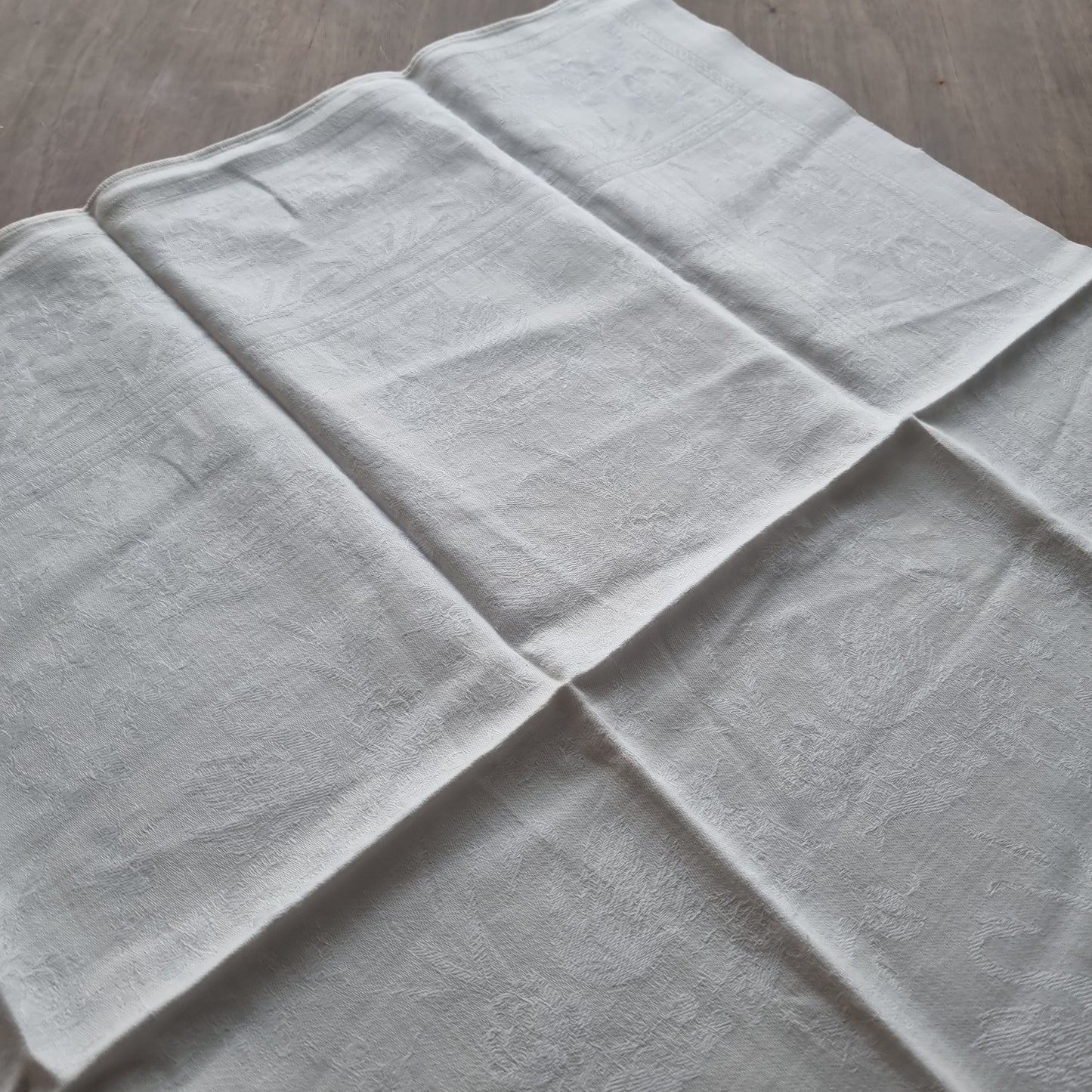 Antike Handgemachte Baumwolle Serviette 60x60cm Vintage Landhaus French Mitteldecke