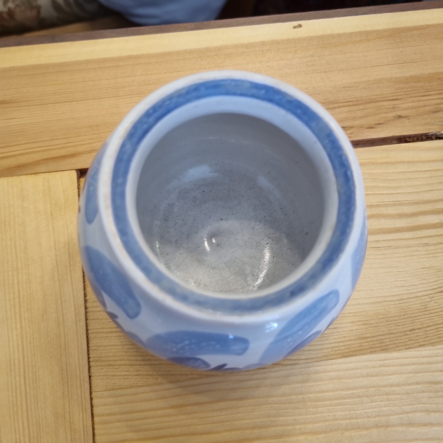 Kleine handgemachte Keramik Vase Gefäß 40er Jahre Retro Vintage