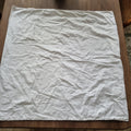 Antike,alte Kissenhülle 73x73cm weiß Blumen Vintage Kissen Bezug 🤍